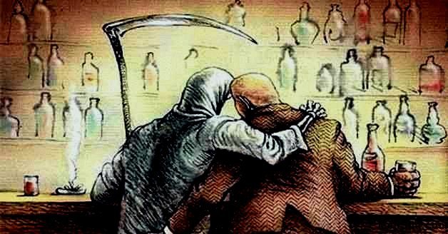 смерть-друг алкоголика